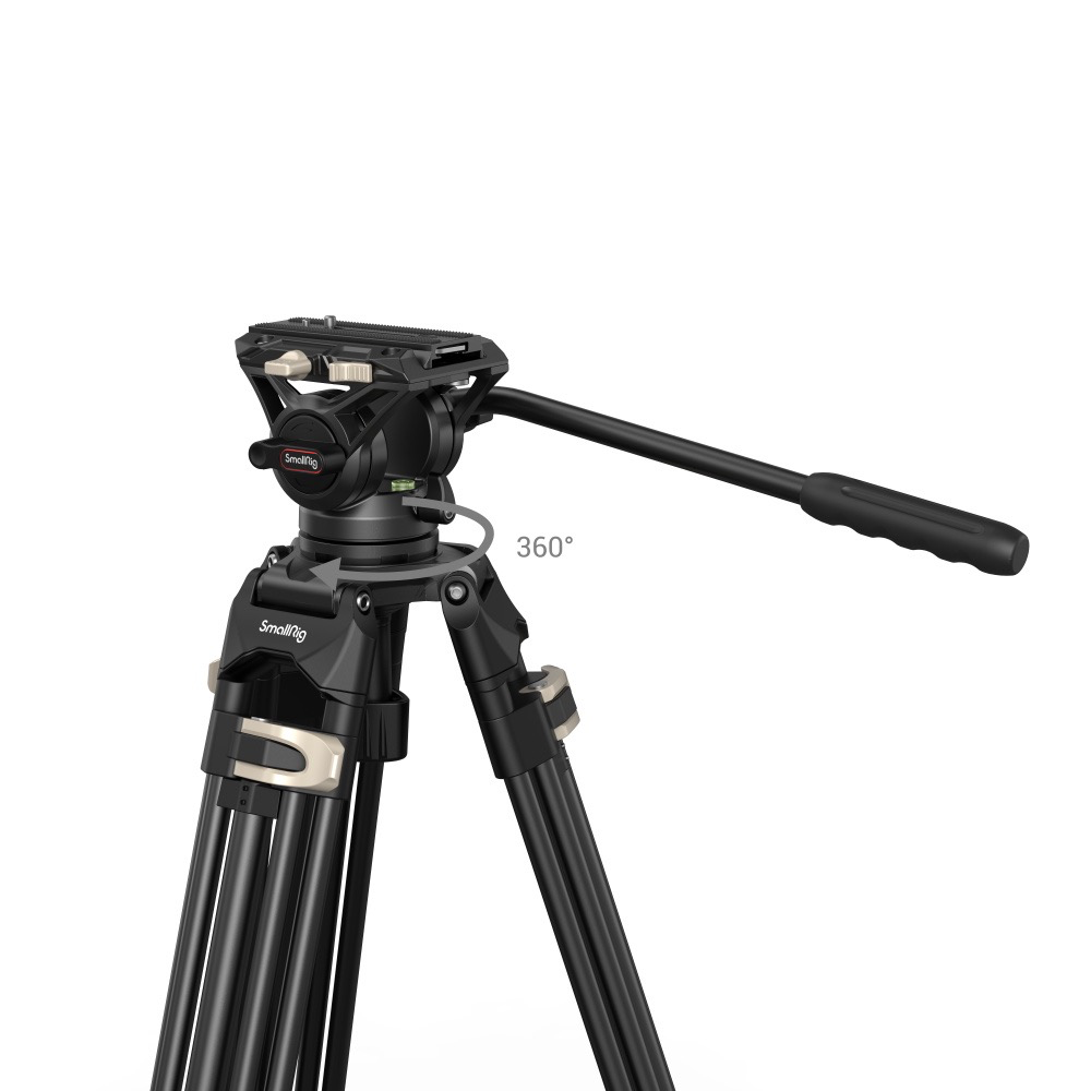 SmallRig Heavy-Duty Fluid Head Tripod