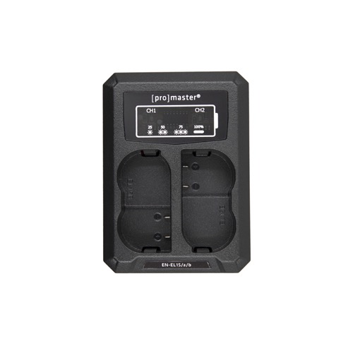 Shop Promaster Dually Charger - USB for Nikon EN-EL15, EN-EL15a, EN-EL15b by Promaster at B&C Camera