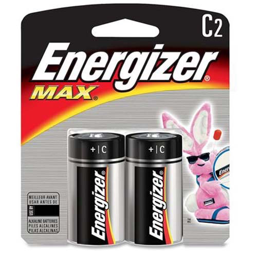 Energizer C MAX 2 pack alkaline