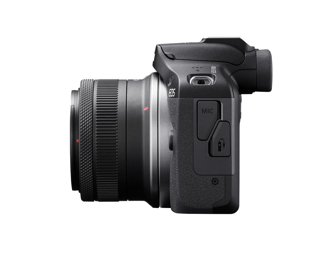 Shop Canon EOS R100 Mirrorless Camera with RF-S18-45mm F4.5-6.3 IS STM & RF-S55-210mm F5-7.1 IS STM Lens Kit by Canon at B&C Camera