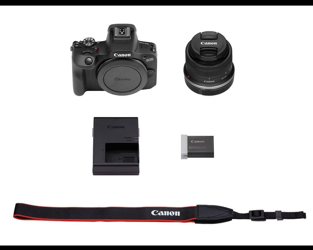 Canon EOS R100 with RF-S 18-45mm f4.5-6.3 IS STM Kit - B&C Camera