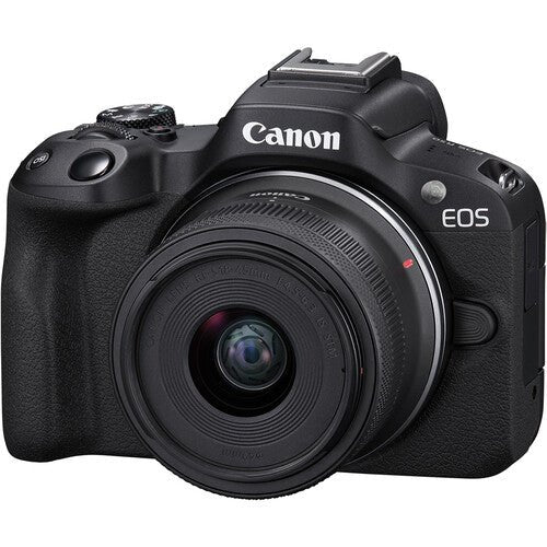 Shop Canon EOS R50 Mirrorless Camera with 18-45mm and 55-210mm Lenses (Black) by Canon at B&C Camera