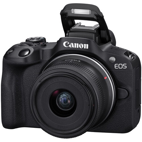 Shop Canon EOS R50 Mirrorless Camera with 18-45mm and 55-210mm Lenses (Black) by Canon at B&C Camera