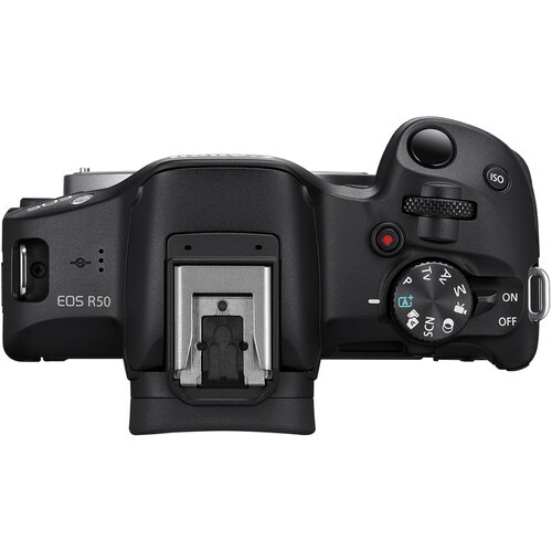 Shop Canon EOS R50 Mirrorless Camera with 18-45mm and 55-210mm Lenses (Black) by Canon at B&C Camera