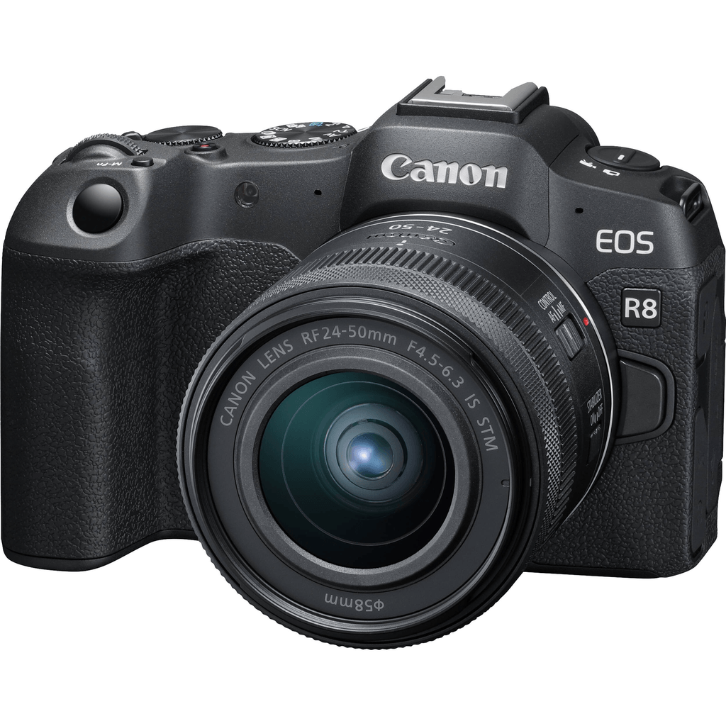 Canon EOS R8 Mirrorless Camera with 24-50mm f/4.5-6.3 IS STM Lens 