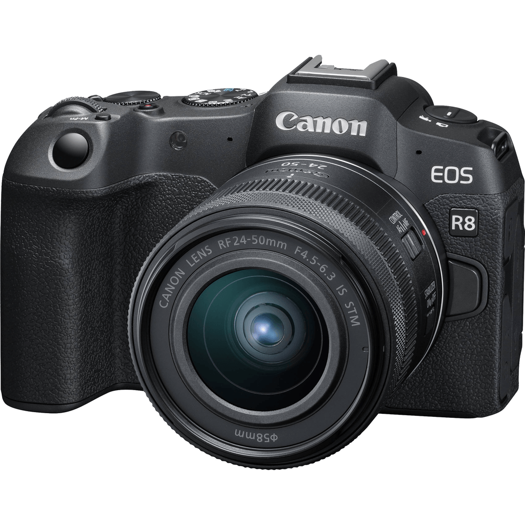 Shop Canon EOS R8 Mirrorless Camera with 24-50mm f/4.5-6.3 IS STM Lens by Canon at B&C Camera