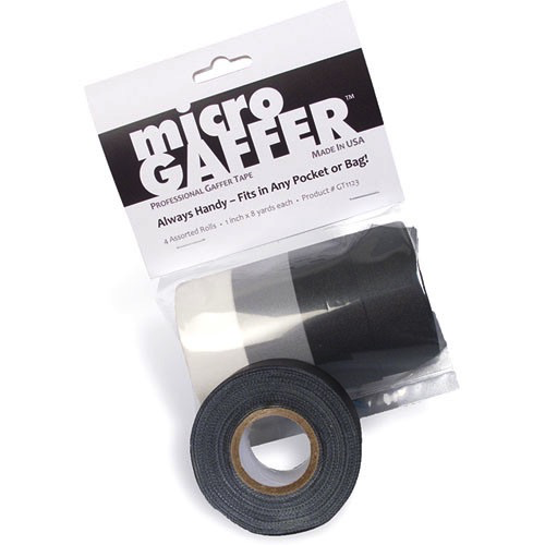 Shop Visual Departures microGAFFER Tape 1" x 8 Yd (4 Pack) by Visual Departures at B&C Camera
