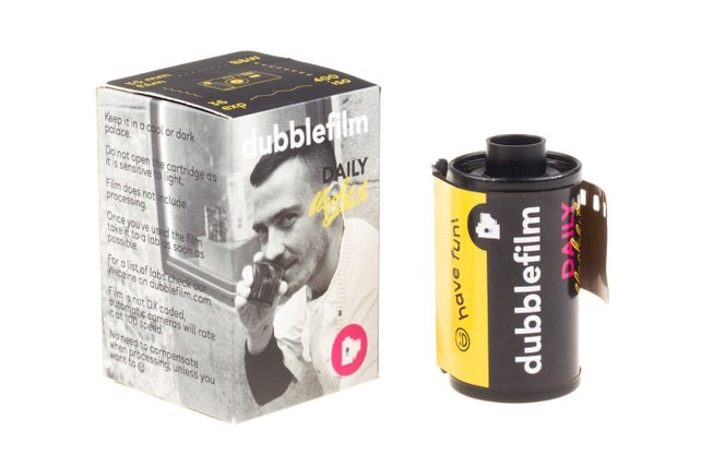 dubblefilm DAILY B and W - 36 Exposure ISO 400 35mm Black and White Film