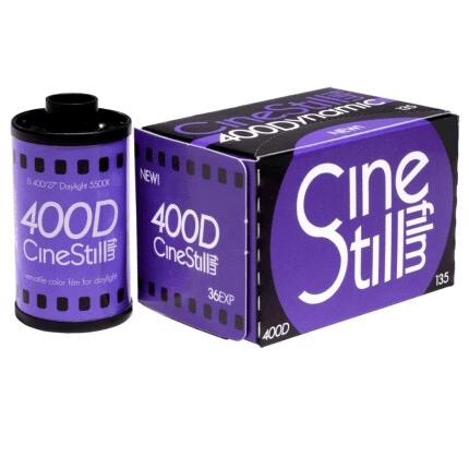 Shop CineStill Film 400D Dynamic Color Negative Film (35mm Roll Film, 36 Exp) by Cinestill at B&C Camera