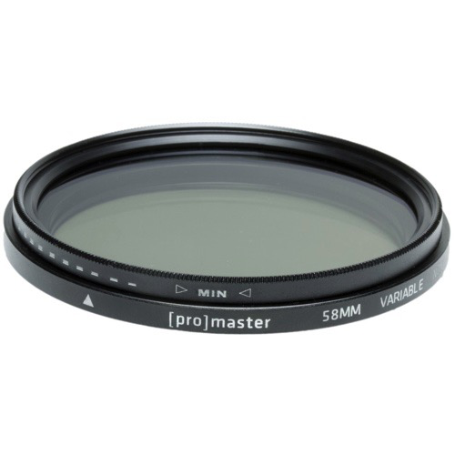 Promaster 58mm Variable Neutral Density Lens Filter