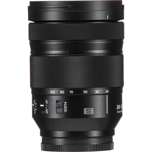 Shop Panasonic Lumix S 24-105mm f/4 Macro O.I.S. Lens by Panasonic at B&C Camera
