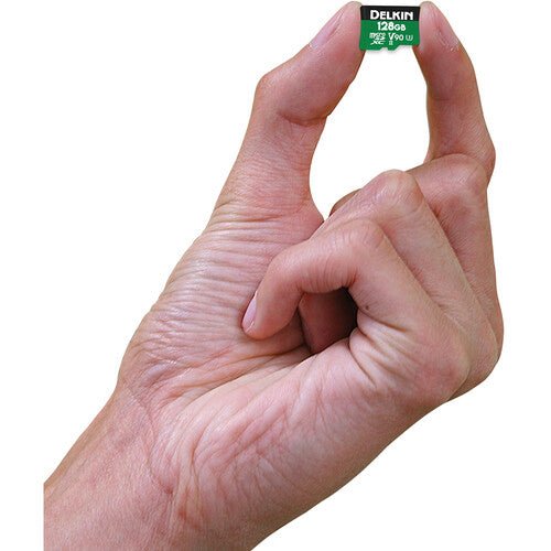 Shop Delkin Devices 128GB Power UHS-II microSDXC Memory Card with microSD Adapter by Delkin at B&C Camera