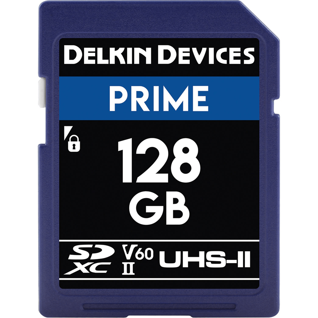 Shop Delkin Devices 128GB Prime UHS-II SDXC Memory Card by Delkin at B&C Camera