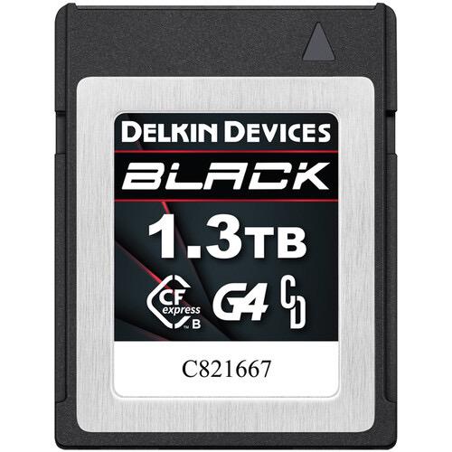 Delkin Devices 1.3TB BLACK CFexpress Type B Memory Card - B&C Camera