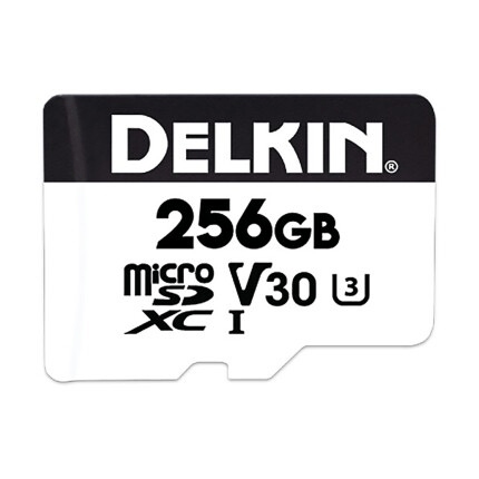 Delkin Devices 256GB Hyperspeed UHS-I microSDXC Memory Card with SD Adapter - B&C Camera