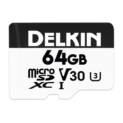 Shop Delkin Devices 64GB Hyperspeed UHS-I SDXC Memory Card with SD Adapter by Delkin at B&C Camera