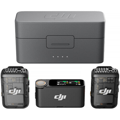 DJI Mic 2 2-Person Compact Digital Wireless Microphone System/Recorder for Camera & Smartphone (2.4 GHz) - B&C Camera