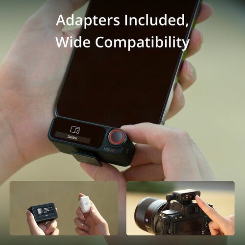 Shop DJI Mic 2 2-Person Compact Digital Wireless Microphone System/Recorder for Camera & Smartphone (2.4 GHz) by DJI at B&C Camera