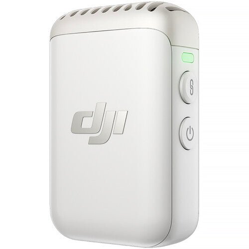 Shop DJI Mic 2 Clip-On Transmitter/Recorder with Built-In Microphone (2.4 GHz, Platinum White) by DJI at B&C Camera