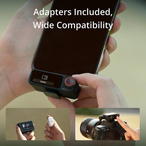 Shop DJI Mic 2 Compact Digital Wireless Microphone System/Recorder for Camera & Smartphone (2.4 GHz) by DJI at B&C Camera
