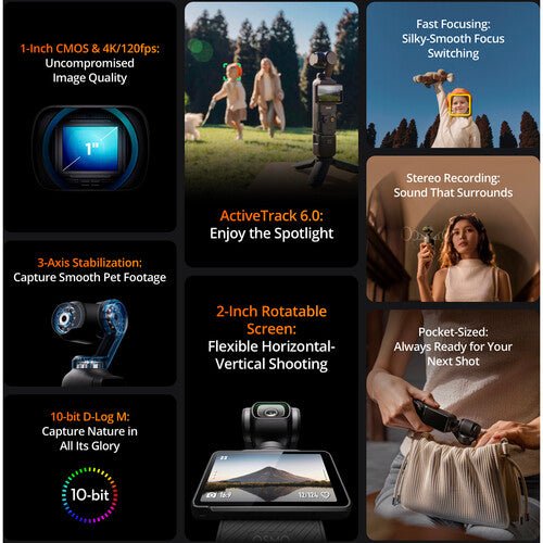 DJI Osmo Pocket 3 Creator Combo - B&C Camera