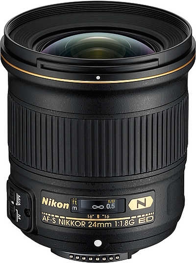 Nikon AF-S NIKKOR 24mm f/1.8G ED Lens