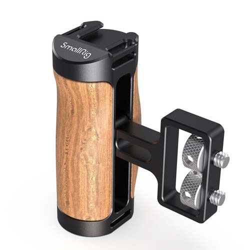 Shop SmallRig Wooden Mini Side Handle (1/4”-20 Screws) 2913 by SmallRig at B&C Camera
