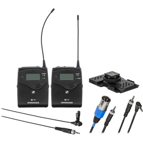 Sennheiser ew 112P G4 Camera-Mount Wireless Microphone System with ME 2-II Lavalier Mic A: (516 to 558 MHz)