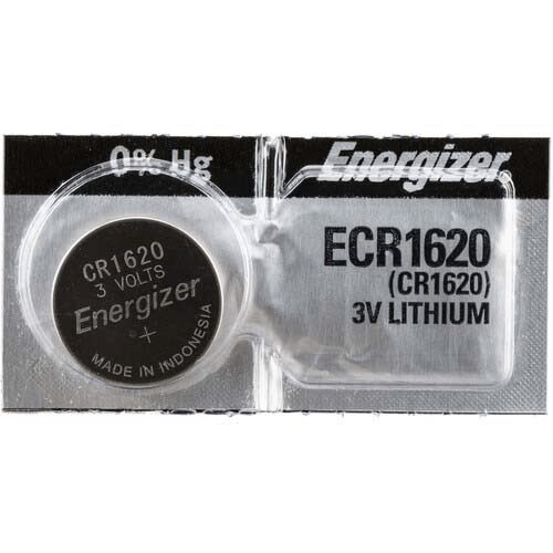 2 Energizer CR1620 Lithium 3V Coin Cell Batteries 