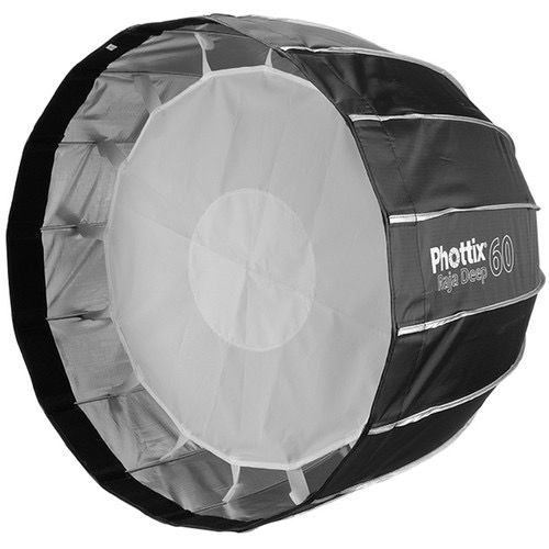 Phottix Raja Deep Quick-Folding Softbox 24" (60cm) With Bowens Style S-mount