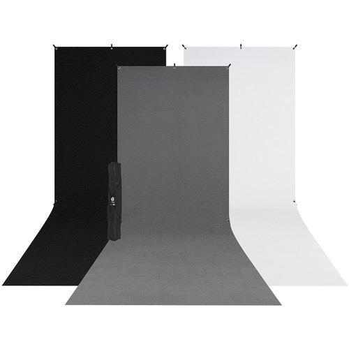 Shop Westcott X-Drop 3-Pack Sweep Backdrop Kit (5 x 12) by Westcott at B&C Camera