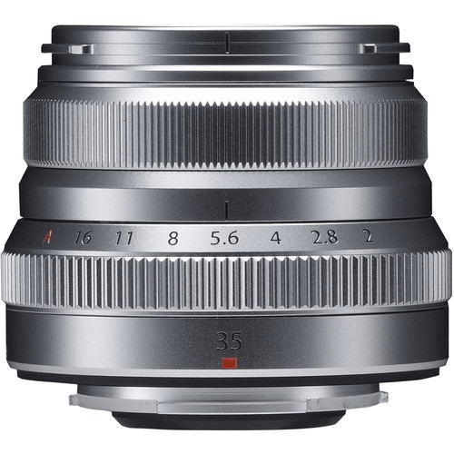 Shop Fujifilm Fujinon XF 35mm f/2 R WR Lens (Silver) by Fujifilm at B&C Camera