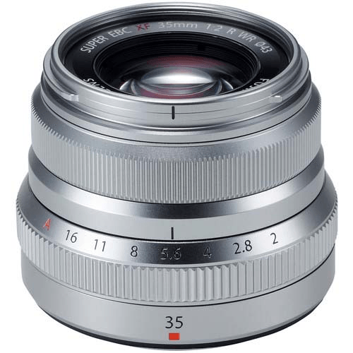 Fujifilm Fujinon XF 35mm f/2 R WR Lens (Silver) by Fujifilm at B&C
