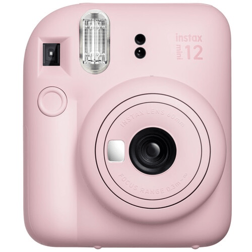 FUJIFILM INSTAX MINI 12 Instant Film Camera (Blossom Pink) by
