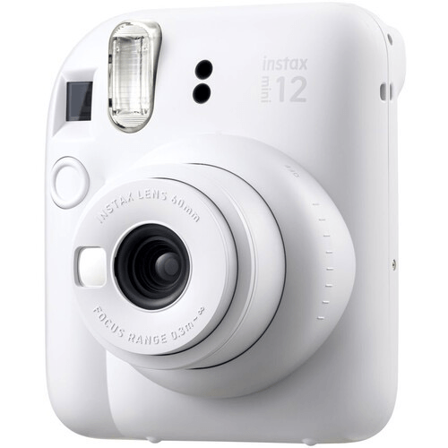 FUJIFILM INSTAX MINI 12 Instant Film Camera (Clay White) - B&C Camera