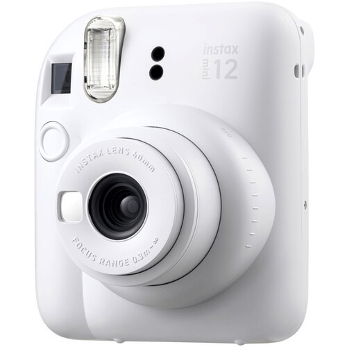 Shop FUJIFILM INSTAX MINI 12 Instant Film Camera (Clay White) by Fujifilm at B&C Camera