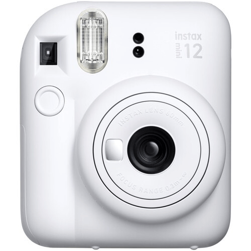 Shop FUJIFILM INSTAX MINI 12 Instant Film Camera (Clay White) by Fujifilm at B&C Camera
