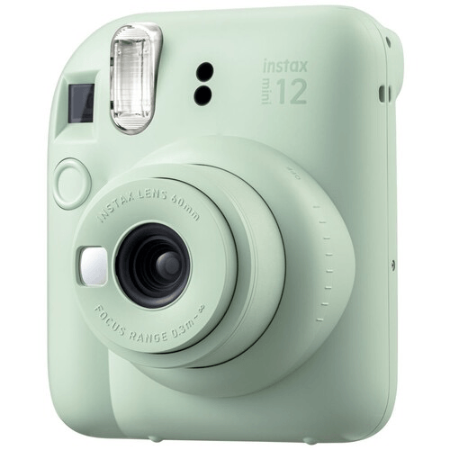 Shop FUJIFILM INSTAX MINI 12 Instant Film Camera (Mint Green) by Fujifilm at B&C Camera