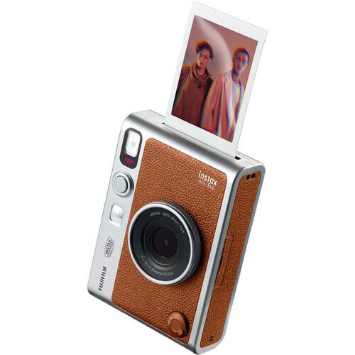 Shop FUJIFILM INSTAX MINI EVO Hybrid Instant Camera (Brown) by Fujifilm at B&C Camera