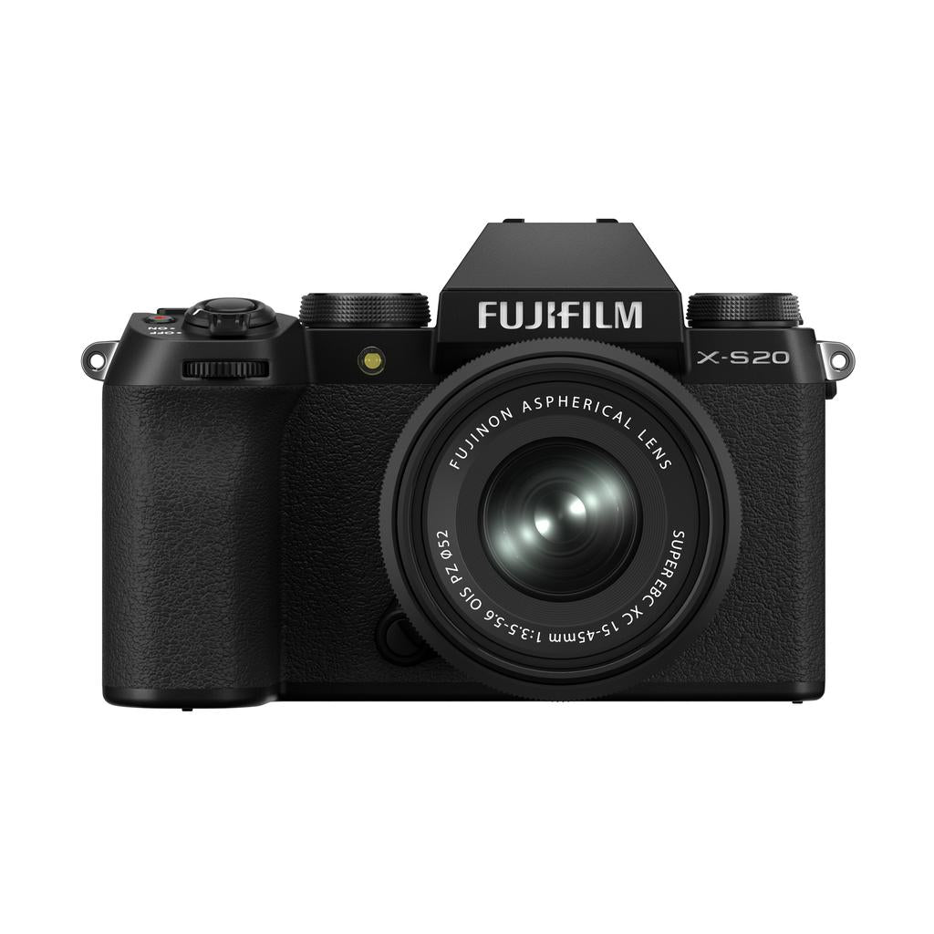 Shop Fujifilm X-S20 Mirrorless Digital Camera with XC15-45mmF3.5-5.6 OIS PZ Lens Kit (Black) by Fujifilm at B&C Camera