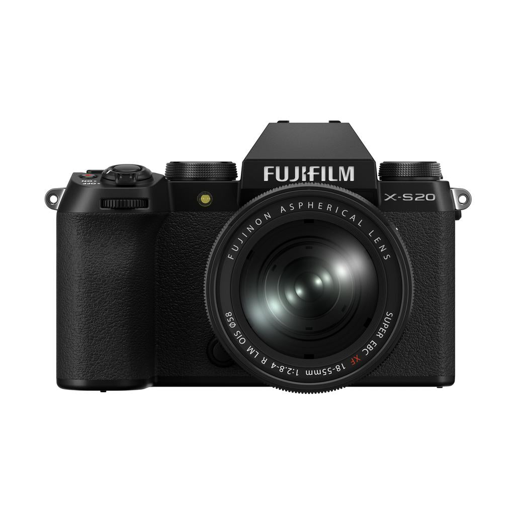 Fujifilm X-S20 Mirrorless Digital Camera with XF18-55mmF2.8-4 R LM OIS Lens  Kit (Black) by Fujifilm at Bu0026C Camera