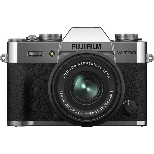 Shop FUJIFILM X-T30 II Mirrorless Digital Camera with 15-45mm Lens (Silver) by Fujifilm at B&C Camera