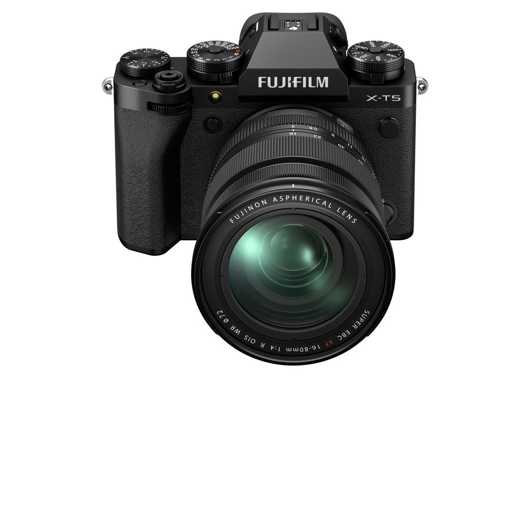 Shop FUJIFILM X-T5 Mirrorless Camera with 16-80mm Lens (Black) by Fujifilm at B&C Camera