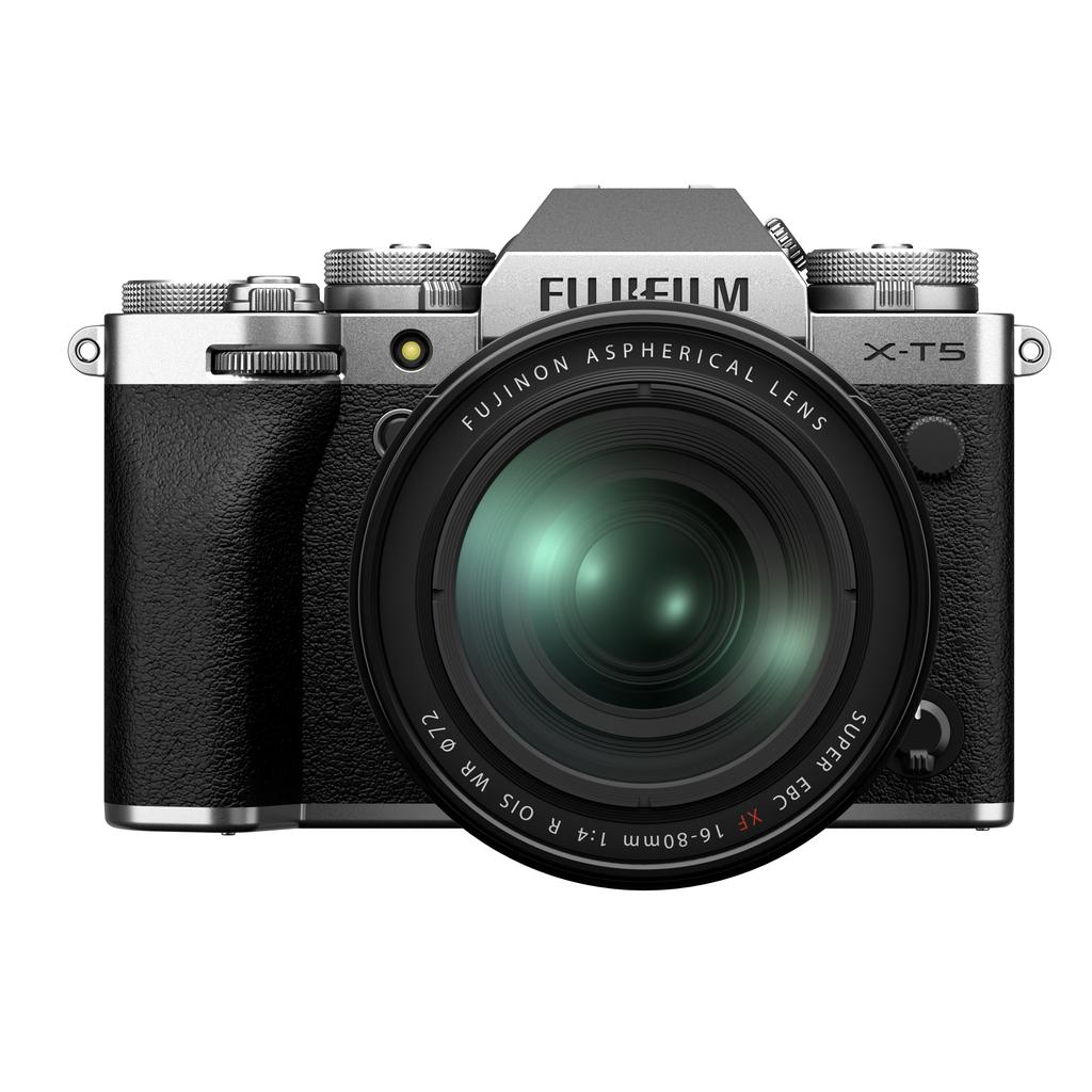 Shop FUJIFILM X-T5 Mirrorless Camera with 16-80mm Lens (Silver) by Fujifilm at B&C Camera