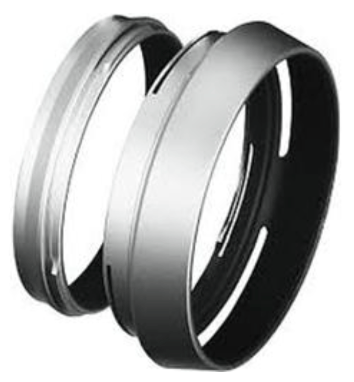 Shop FujiFilm X100 Lens Hood and Adapter Ring (Silver) by Fujifilm at B&C Camera