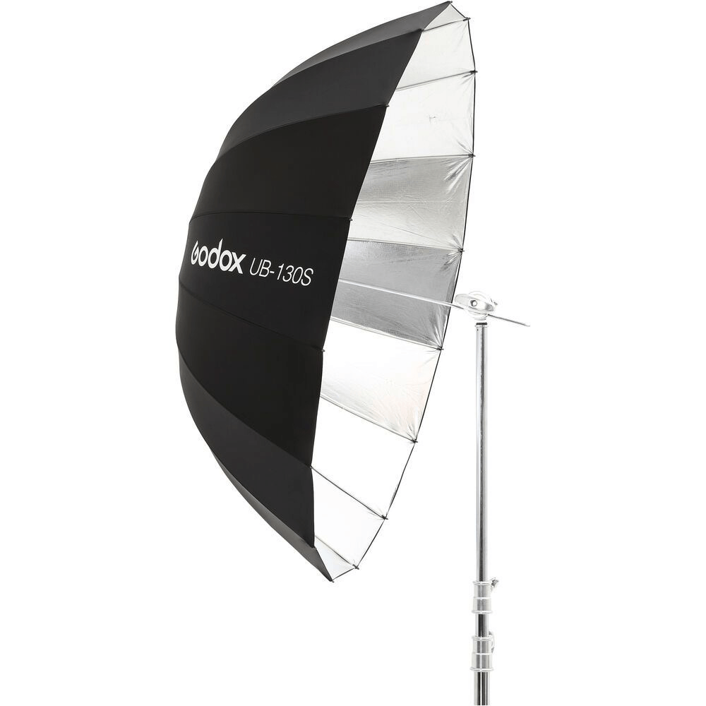 Shop GODOX 51" (130CM) SILVER PARABOLIC UMBRELLA by Godox at B&C Camera