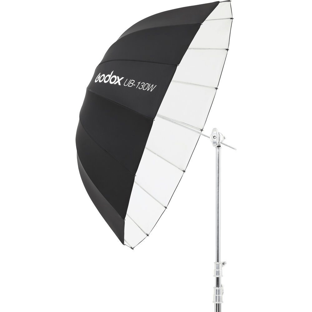 Shop GODOX 51" (130CM) WHITE PARABOLIC UMBRELLA by Godox at B&C Camera