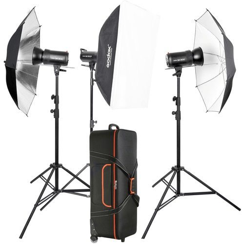 Godox SK300II 3-Light Studio Flash Kit by Godox at B&C Camera