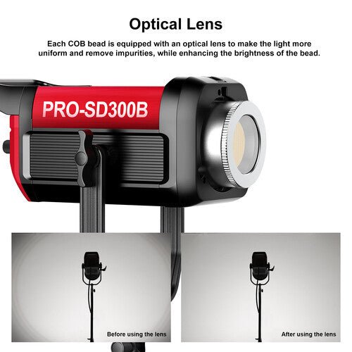 GVM Pro SD300B Bi-Color LED Monolight (300W) - B&C Camera