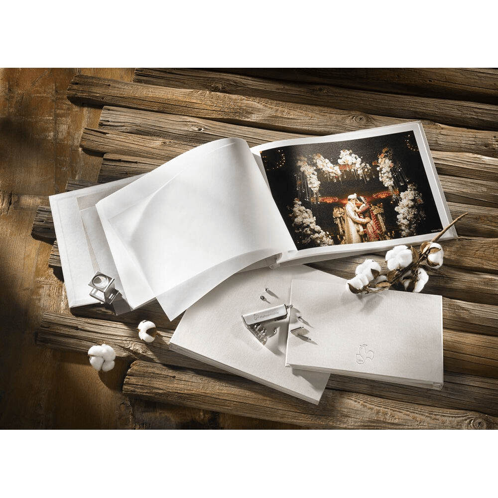 Hahnemuhle Light Sand Grey Album Cover - B&C Camera